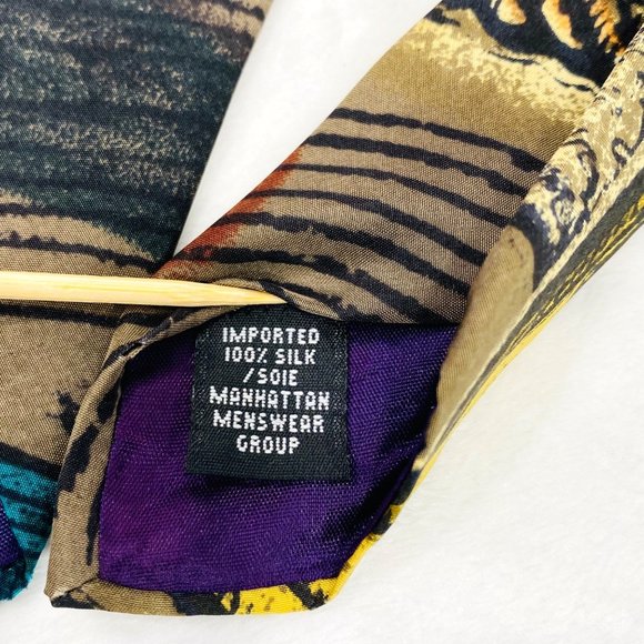 Vintage Beatles Paperback Writer Silk Necktie - EUC - Picture 8 of 8